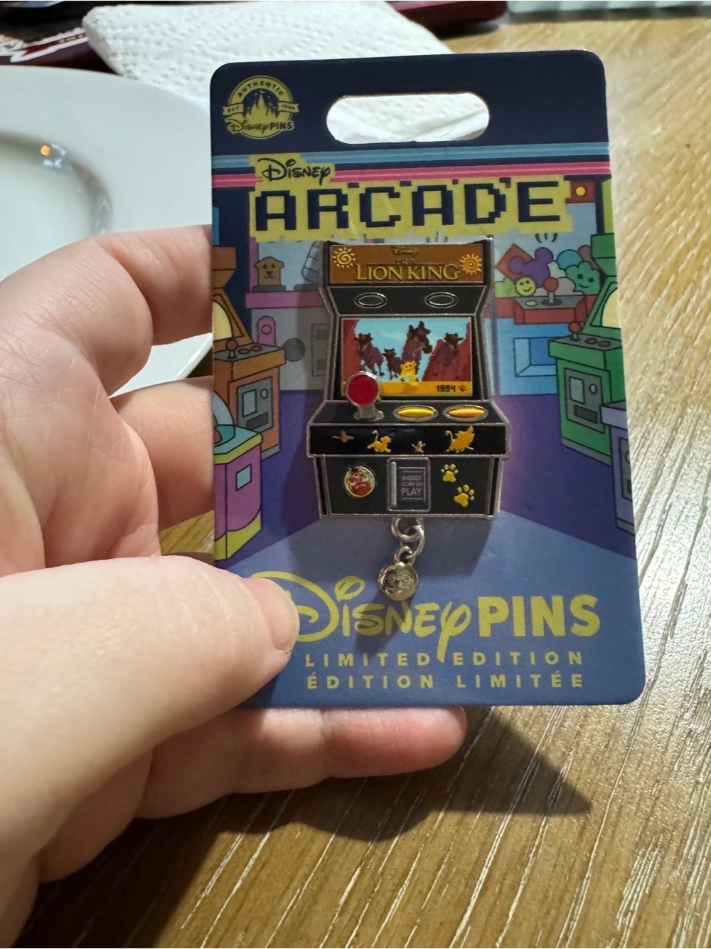Disney Arcade The Lion King Limited Edition Dangle Single Pin